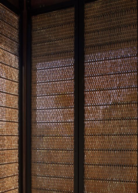 Gallery of Woven House / Santiago Pradilla + Zuloark - 51 Bamboo Screening, Wood Building, Woven Furniture, Bamboo Weaving, Window Screens, Intelligent Design, Construction Process, Good House, Wooden House