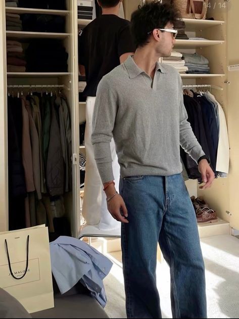 Preppy Jeans Outfit, Vintage Male Outfits, Men Graduation Outfit, Hilfiger Outfits, Men Dress Outfits, Old Money Outfit Ideas, Boy Streetwear, Polo Outfit Men, Old Money Outfit