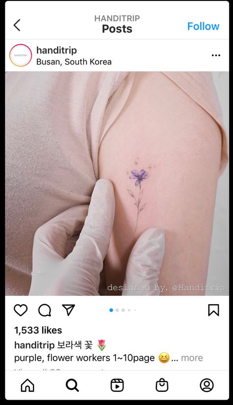 February Tattoo, Violet Flower Tattoos, Mini Tattoo, Elbow Tattoos, Inspo Pics, Character Inspo, Violet Flower, Tattoos Ideas, Blue Violet