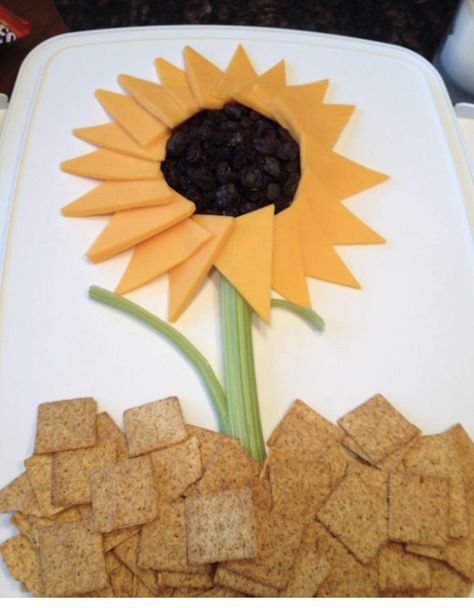 Sunflower Party, Butter Rice, Cheese Platters, Fruit Tray, Fruit Design, Cheese Ball, Appetizer Dips, Spreads, Good Eats