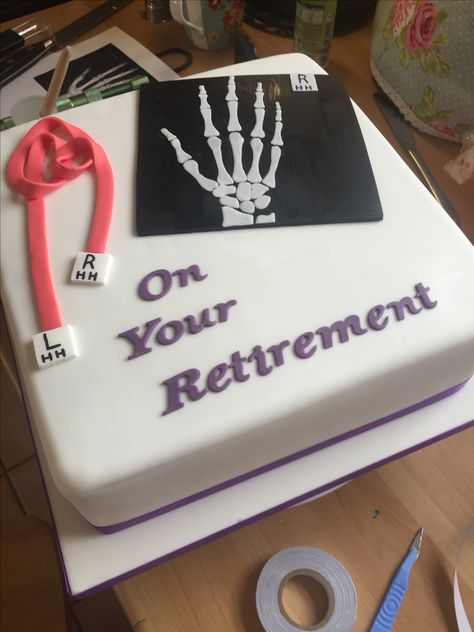 Radiographer retirement cake Retirement Cake Ideas, Retirement Cake, Serbia And Montenegro, Cake Designs Birthday, Cake Ideas, Cake Designs, Massage, I Hope, Cake