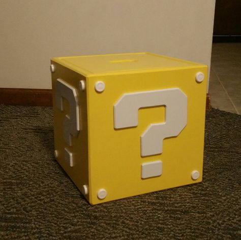 Mario Boxes Diy, Mystery Box Ideas For Kids, Mystery Box Ideas, Mario Bros Costume, Lucky Box, Crafts 2023, Ideas Fiesta, Super Mario Birthday Party, Ideas Regalos