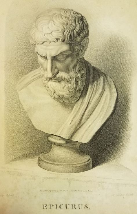 Epicurus Tattoo, Epicurus Art, Statue Sketch, Nature Of Things, University Of Oxford, Ancient Languages, Academic Art, Iphone Wallpaper Themes, Scientific Illustration