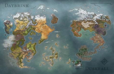 Twitter 上的 Inkarnate："🌎 World Map 🌎 "The complete world map of the Twin Continents" 🎨 Map by Kyle on our Explore page, created using our Fantasy World style. #maps #inkarnate https://t.co/KTBieCfpVW" / X Fantasy Maps World, Fantasy Map Continent, Fantasy Continent Map, Worldbuilding Continents, Fantasy World Map Blank, Fictional Continent Map, World Map Continents And Oceans, Continent Map, Fantasy World Map