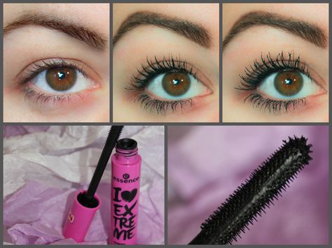 Lash With Color, Mascara Video, I Love Extreme Mascara, Essence Mascara, Extreme Mascara, Mascara Maybelline, Make Your Eyes Pop, Y2k Makeup, Drugstore Mascara