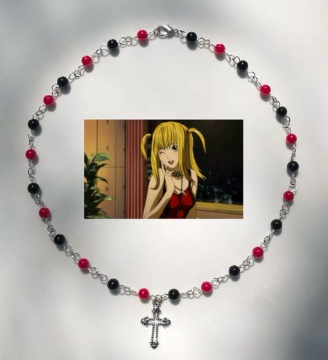 misa amane inspired linked necklace Misa Amane, My Jewelry, My Jewellery, Cross Necklace