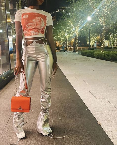 City Cinderella, Silver Outfit, 21st Birthday Outfits, Silver Outfits, Fancy Fits, Dope Outfits, Types Of Fashion Styles, Passion For Fashion