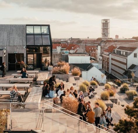 Aarhus Denmark, Happy City, Olafur Eliasson, Viborg, European Destination, Rooftop Garden, Roadside Attractions, Aarhus, Rooftop Bar