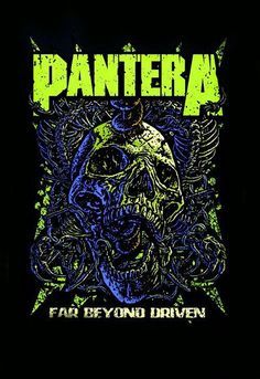 Pantera Far Beyond Driven, Far Beyond Driven, Pantera Band, Metal Posters Art, Rock Poster Art, Dimebag Darrell, Groove Metal, Rock N Roll Art, Rock Band Posters