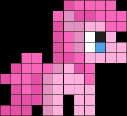 Simple Kandi Pattern, Kandi Cuffs Patterns, Small Kandi Patterns, Kandi Animal Tutorial, Scene Pixel Art, Mlp Kandi, Kandi Animal Pattern, Kandi Patterns Templates, Mlp Kandi Pattern