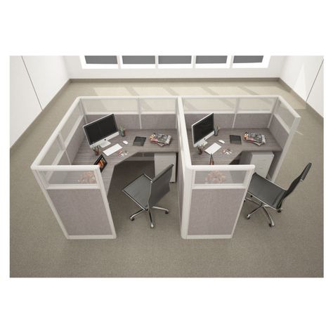 For your search to functional and minimal space covering office furniture, Cubicles is the best place to get all your shopping done from. #CubicleWorkstation #ModularOfficeFurnitureCubicles #ScreenPanels Design Kantor, Dual Office, Cubicle Workstation, Cubicle Panels, Cubicle Office, Office Cubicles, Workstation Desk, Lawyer Office, Modular Workstations