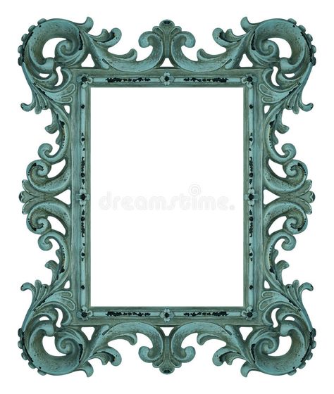 Rococo Design Graphic, Rococo Frame, Edward Tulane, Picture Frame Template, Rococo Aesthetic, Library Signage, Tattoo Red, Art Frames, Vintage Mermaid