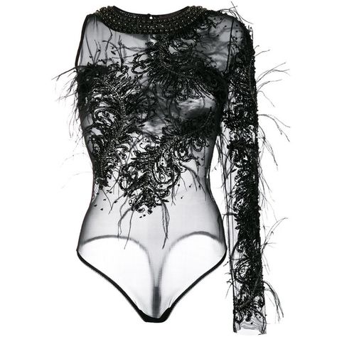 Bodysuit Couture, Embellished Bodysuit, Dress With Corset, Dark Dress, Bodysuit Tops, Sassy Outfit, Shapewear Tops, Designer Blouses, Fashion Victim