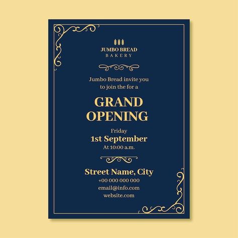 Professional Invitation Design, Jewellery Shop Opening Invitation, Shop Invitation Card Design, House Opening Invitation Card, Shop Opening Invitation Card Design, Shop Opening Invitation Card, Opening Card, Meeting Invitation, Opening Invitation