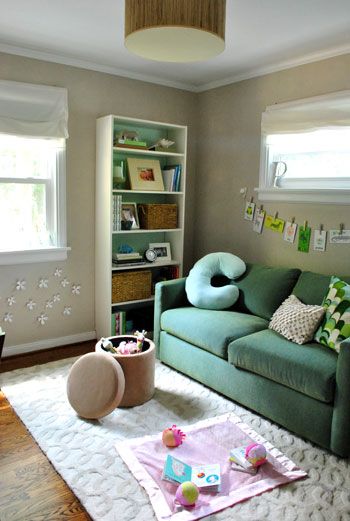 A Home Office That Doubles As A Guest Room | Young House Love Playroom Guest Room Combo, Playroom/guest Room, Guest Room Combo, Guest Room Office Combo, Office Guest Bedroom, Small Guest Bedroom, Home Office/guest Room, Office Playroom, Young House