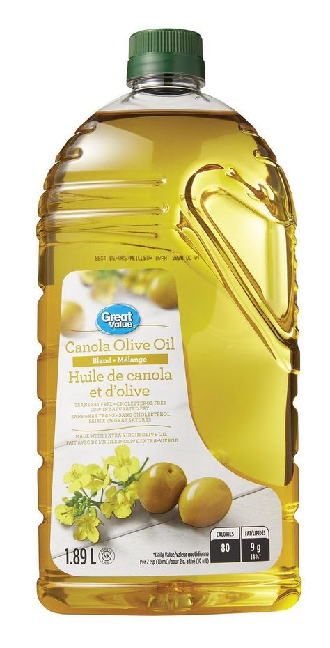 Combine 4 cups Canola Oil and 1 cup EVOO for a simple and light in flavour all purpose oil Cooking Oil Bottle, Small Wedding Cakes, Seed Oils, Cooking Oils, Cake Business, Cooking Recipe, Canola Oil, Salad Dressings, Cooking Oil