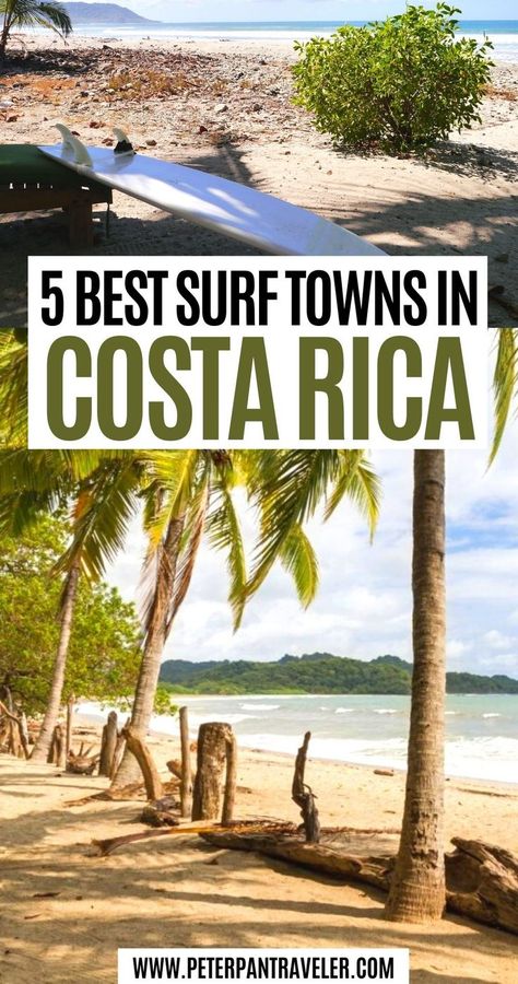 5 Best Surf Towns Costa Rica Costa Rica Surfing, Costa Rica Pacific Coast, Costa Rica Surf, Cost Rica, Surf Town, Costa Rica Travel Guide, Living In Costa Rica, Costa Rica Beaches, Surf Spots