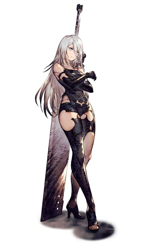 A2 Art - War of the Visions: Final Fantasy Brave Exvius Art Gallery A2 Nier Automata, Jessie Team Rocket, Final Fantasy Brave Exvius, Nier Automata A2, A2 Nier, Brave Exvius, Sci Fi Costume, 2b Nier Autómata, Nier Automata