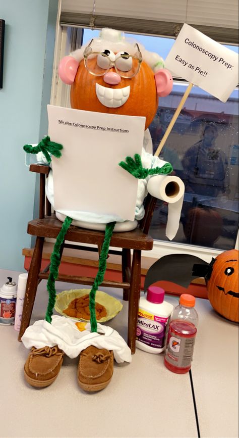 Pumpkin Decorating Ideas For Doctors Office, Surgery Pumpkin Ideas, Nursing Home Pumpkin Contest, Laboratory Pumpkin Decorating, Pumpkin Decorating Hospital, Pumpkin Painting Ideas Healthcare, Pumpkin Medical Decorating, Medical Pumpkin Carving Ideas, Hospital Pumpkin Decorating