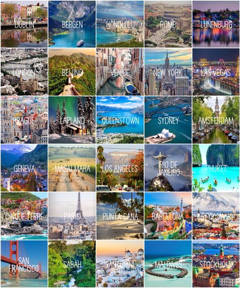 Travel Goals 🌎❤️ Travel All Over The World, Travel Pictures For Vision Board, Abroad Dream Wallpaper, World Trip, Travel Goals Aesthetic, 2023 Goals Vision Board Travel, Travel The World Vision Board, Travel Images For Vision Board, Traveling Around The World