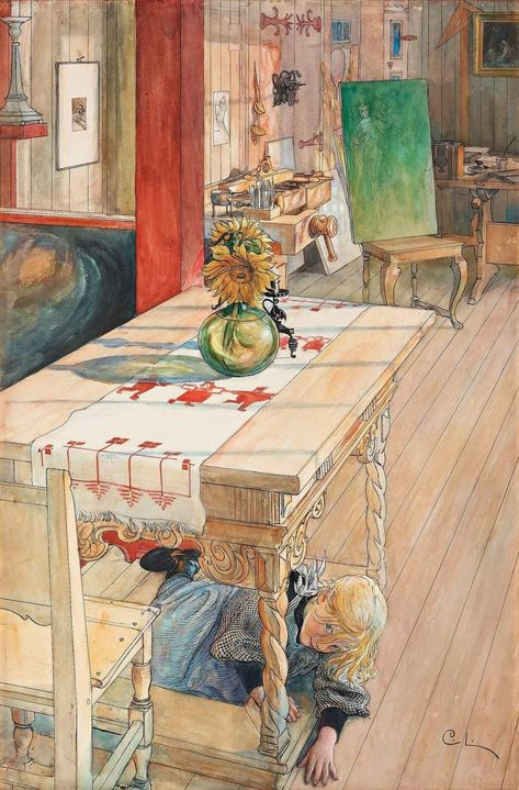 Open Picture, Carl Spitzweg, Antoine Bourdelle, Alfred Sisley, 달력 디자인, Decor Logo, Carl Larsson, Interior House Colors, Hippie Home Decor