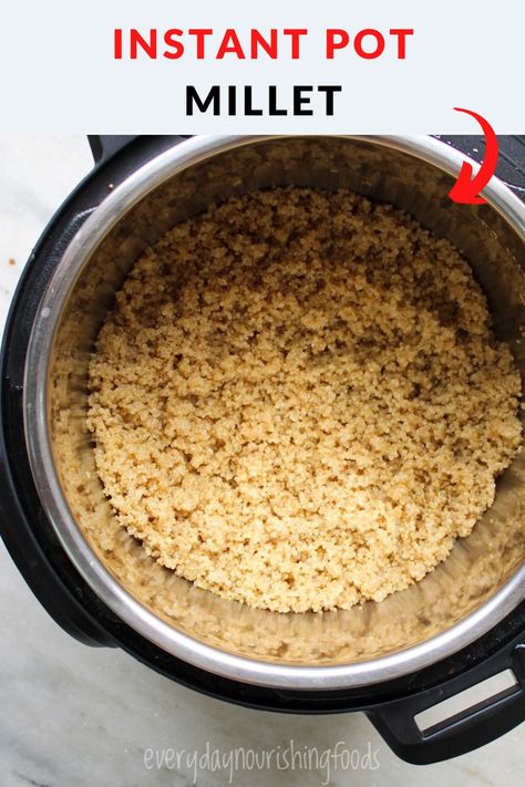 Instant Pot Millet, How To Cook Millet, Basmati Rice Recipes, Instant Pot Quinoa, Lectin Free, Millet Recipes, Plant Paradox, Vegetarian Curry, Plant Based Breakfast