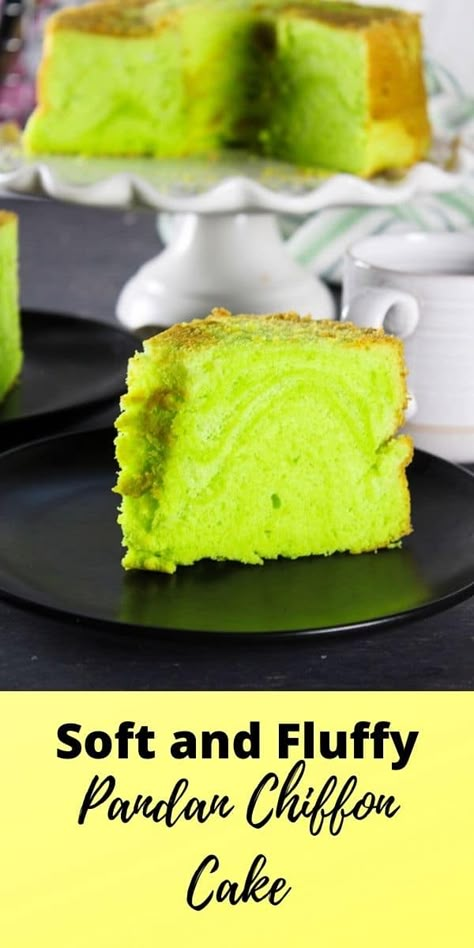 Pandan Cake Recipe, Pandan Recipe, Pandan Dessert, Pandan Bundt Cake, Pandan Butter Cake, Pandan Chiffon Cake Recipe, Sponge Cupcakes, Building Cake, Taro Recipes