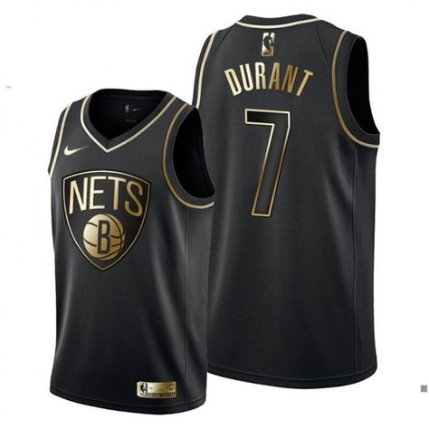 Kevin Durant Brooklyn Nets 7 Nets Black Golden Edition Jersey Check more at https://makedtee.com/product/kevin-durant-brooklyn-nets-7-nets-black-golden-edition-jersey/ Kevin Durant 7, Brandon Ingram, Youth Game, Naming Your Business, Personalized Jersey, People Brand, Nba News, Kyrie Irving, Black Jersey