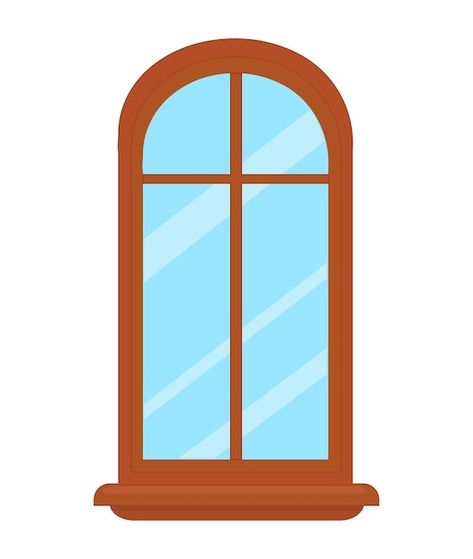 Vector illustration of window | Premium Vector #Freepik #vector #window-design #window-frame #window #window-illustration Window Vector, Vector Photo, Graphic Resources, Vector Illustration, Photo And Video, Frame, Design