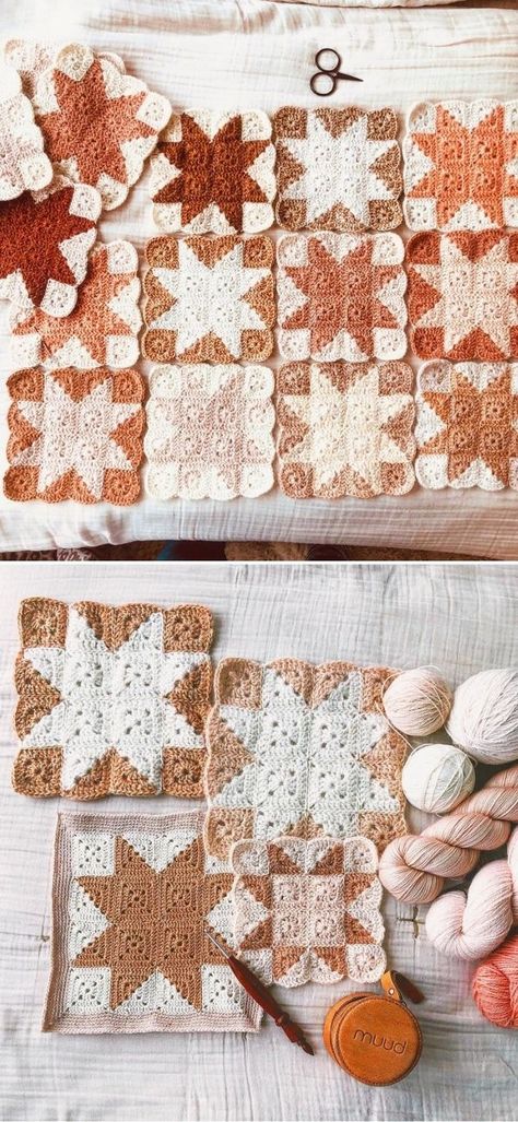 Free Crochet Square, Dream Blanket, Crochet Blanket Designs, Crochet Quilt, Manta Crochet, Crochet Patterns Free Blanket, Haken Baby, Afghan Pattern, Crochet Square Patterns