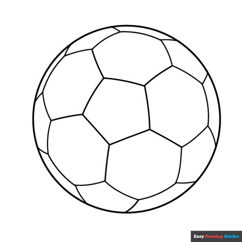 Free printable soccer ball coloring page Watercolor Soccer Ball, Soccer Ball Crafts For Toddlers, Soccer Ball Printable Free, Printable Soccer Ball, Sport Coloring Pages, Soccer Coloring Pages, Basketball Coloring Pages, Ball Coloring Pages, Printable Sports