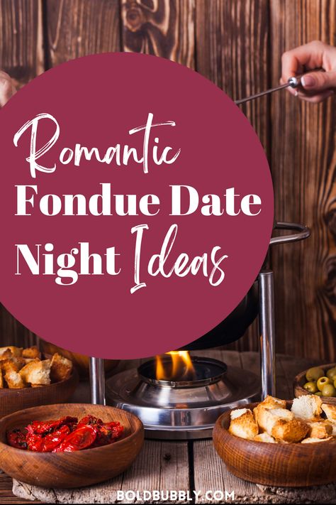 fondue date night Fondue Date Night At Home, Fondue Date Night, Oil Fondue, Best Cheese Fondue, Fondue Dippers, Easy Fondue, Pear Bread, Fondue Night, Date Night Ideas For Married Couples