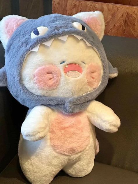 Chat Kawaii, Cute Squishies, Doll Plushies, 강아지 그림, Cute Shark, Cute Plushies, Sopot, Kawaii Plush, Kawaii Plushies