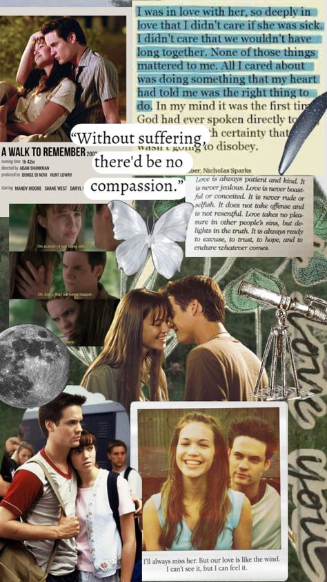 brb gonna rewatch #awalktoremember A Walk To Remember Wallpaper Iphone, A Walk To Remember Wallpaper, Remember Wallpaper, A Walk To Remember, Muse Art, Nicholas Sparks, Tree Hill, One Tree Hill, Love Deeply