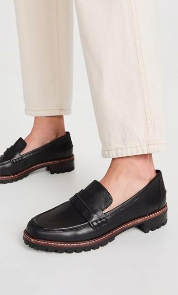 Brown and Black Avaliable #ad Madewell Loafers, Event Shoes, Classic Jacket, Lug Sole, Style Profile, Stacked Heel, Slip Ons, Timeless Classic, Loafers Men