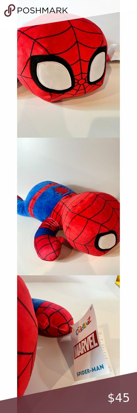 Spiderman Cuddleez Plush Stuffed Animal NWT Spiderman Cuddleez, Stuffed Animal, Spiderman, For Free, Buy And Sell, Plus Size, Disney, Animals