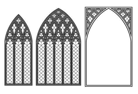 Halloween Windows, Cafe Interiors, Gothic Window, Gothic Costume, Gothic Windows, Cathedral Window, Medieval Gothic, Gothic Cathedral, Cathedral Windows