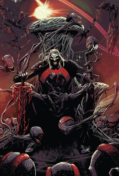 Knull Marvel Knull, Kon Bleach, Symbiotes Marvel, Venom Comics, Comic Villains, Marvel Venom, Marvel Artwork, Marvel Villains, Marvel Comics Art