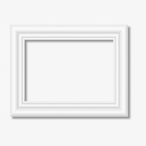 White Frame Png, Items Png, Gold Circle Frames, Frames Png, White Photo Frames, Summer Banner, Frame Border Design, White Frames, Free Frames