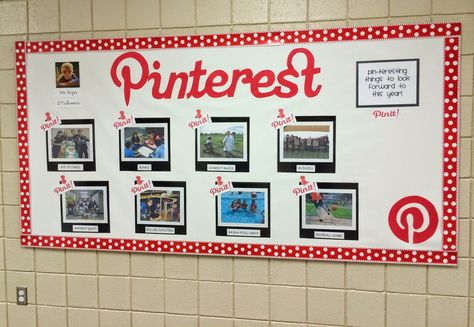 Pinterest Bulletin Board on Pinterest | Twitter Bulletin Boards ... Social Media Bulletin Board, Pinterest Classroom, Pto Bulletin Board, Pta Bulletin Boards, Pinterest Board Ideas, Teaching 6th Grade, Classroom Boards, Pta Ideas, Pto Ideas