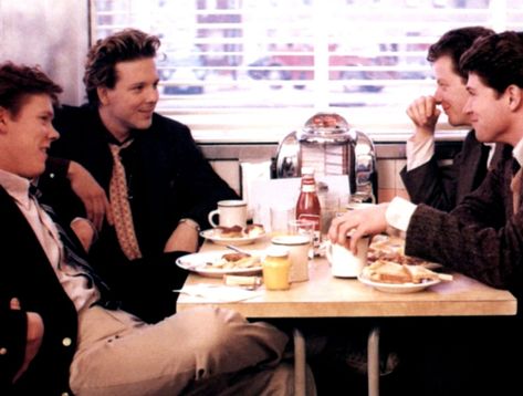 How Diner influenced the cinematic voice of Quentin Tarantino Diner Movie, Movie Questions, Steve Guttenberg, Boys Town, Kevin Bacon, Mickey Rourke, Famous Movies, Great Films, Quentin Tarantino