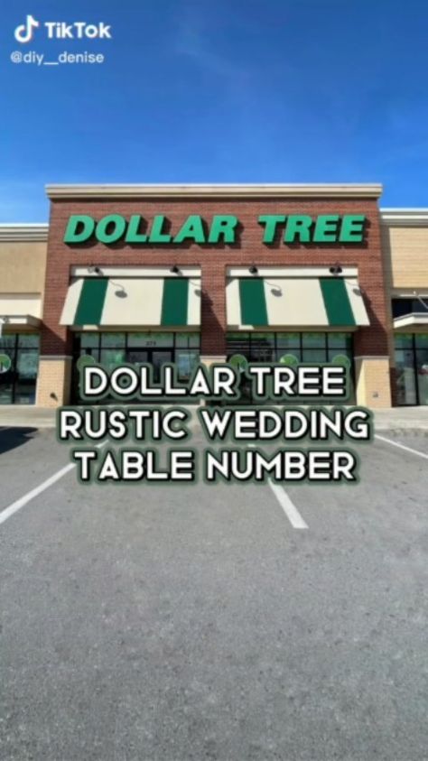 99centsstoreonlymom on Instagram: DIY Dollar Tree Rustic Wedding Table Number Holders Video Credit 📹 To Tik-Tok Creator:diy__denise #diyweddingideas #diywedding #diyweddings… Diy Table Number Holders, Table Numbers Rustic, Wedding Table Number Holders, Table Number Holder, Table Numbers Wedding Rustic, Table Number Holders, Rustic Wedding Table, Wedding Table Number, Instagram Diy