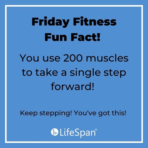 Fit Friday Quotes, Did You Know Fitness Facts, Did You Know Muscle Facts, National Fitness Day, Fun Facts About Health And Wellness, Fitness Tips Facts, Fitness Friday Quotes, Fit Tip Tuesday, Friday Fitness Motivation