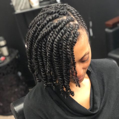 Hair Krush Studio on Instagram: “Quick and easy. Two strand twist with a few flat twist on the side. #dmvhair #dmvstylist #naturalhaircare #naturalhair #naturalgirls…” Loc Twists, 2 Strand Twist Styles, 2 Strand Twist, Styles For Natural Hair, Natural Hair Twist Out, Natural Hair Stylists, Beautiful Black Hair, Feed In Braids Hairstyles, Twist Braid