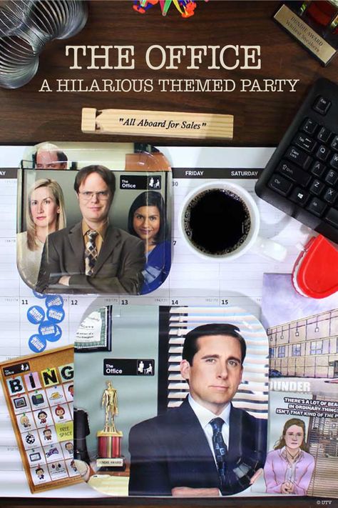 Whether it's corporate parties, comedy series enthusiasts, or simply celebrating with Michael Scott, Kevin Malone, and more 'The Office' icons, our party supplies are perfect for your 'The Office' themed celebrations! Dundie Awards, The Office Birthday Party, Prime Party, Pam And Jim, Office Birthday Party, Iconic Quotes, The Flash Grant Gustin, Office Party Decorations, Office Birthday