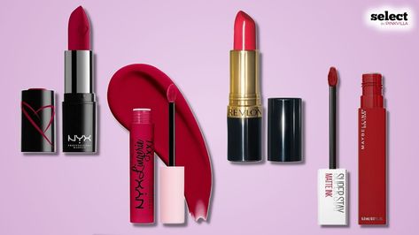 Sprinkle your pout with a tinge of seductiveness with the 10 best blue-based red lipsticks that are non-shriveling, easy to apply, and economically priced. Blue Red Lipstick For Fair Skin, Red Lipstick With Blue Undertones, Red Lipstick Blue Eyes, Red Lipstick For Cool Undertones, Best Blue Red Lipstick, Red Lipstick Blue Undertone, Blue Eyes Red Lipstick, Blue Toned Red Lipstick, Blue Based Red Lipstick Drugstore