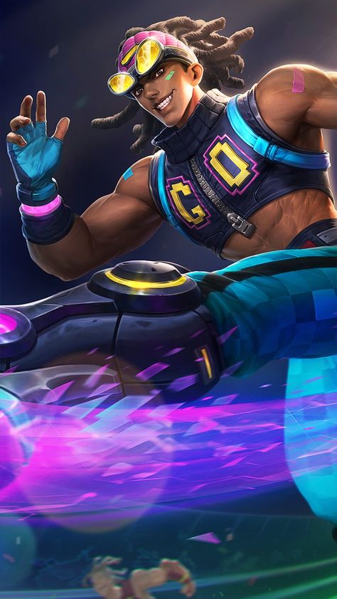 Mlbb Hero Bruno, Mlbb Bruno Skin, Mlbb Mm Hero, Bruno Mlbb Wallpaper, Mlbb Bruno, Mlbb Heroes, Bruno Mobile Legends, Hero Fighter, Street Football