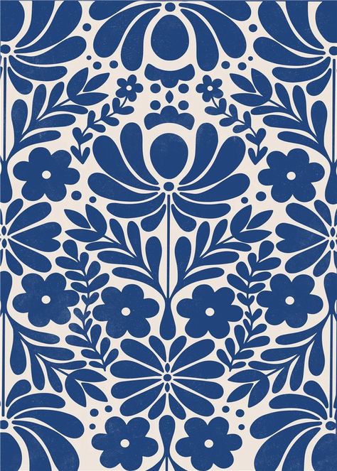 Talavera Art, Environment Protection, Blue Illustration, Tube Packaging, Pattern Design Inspiration, Posca Art, Blue Prints, Klein Blue, Life Time