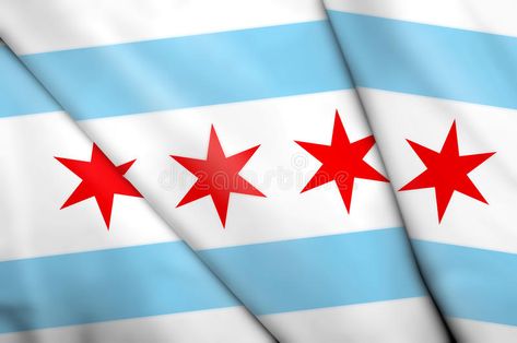 Flag of Chicago (USA). This is an illustration of folded flag , #sponsored, #USA, #Chicago, #Flag, #flag, #folded #ad Usa Chicago, Folded Flag, Flag Illustration, Chicago Flag, Chicago Usa, Stock Photography Free, Stock Illustration, Chicago, Royalty Free