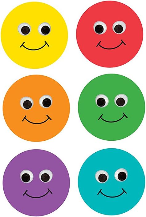 Smiley Face Classroom, Emotions Preschool, Cartoon Template, Flower Crafts Kids, Cute Monsters Drawings, Classroom Idea, Kids Worksheets Preschool, Preschool Colors, Crochet Baby Shoes Pattern